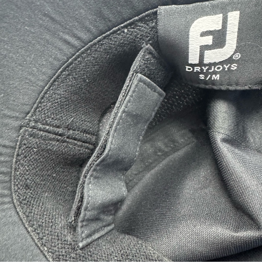 FOOTJOY DryJoys Waterproof Bucket Hat S/M Black - Picture 7 of 9